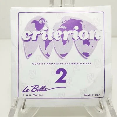 LA BELLA | Criterion | GUITAR STRING 2 | Made in USA | 2nd - Image 1 of 4