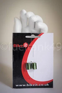 Bike it Valve Caps Green - Picture 1 of 1