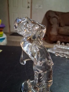 Vintage Waterford Crystal Glass Male Swinging Golfer Figurine 7" Inches - Picture 1 of 4
