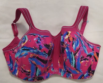 Nuevo Sujetador Deportivo Panache con Cable 38G 38 G Estilo 5021A Floral Fucsia-Rosa Nuevo Foto 1 de 4