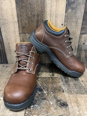 Timberland PRO Zapato de Trabajo para Hombres 11 47028 Aleación Titan Puntera de Seguridad Cuero Marrón Foto 1 de 4