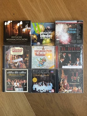 Weihnachts-CD-Sammlung – Klassik, Chöre & große Stimmen, Pavarotti (12 CDs) - Bild 1 von 4