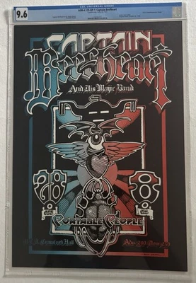 Póster de concierto certificado por CGC primera impresión AOR 4.125 arte por Rick Griffin BG FD Foto 1 de 3