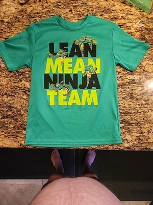 Ninja Turtles T-shirt Youth Boys (14-16) XLarge TMNT Green Graphic Print..#14758 - Image 1 of 4