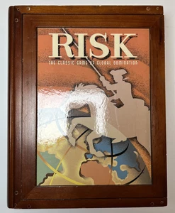 Risiko Brettspiel Holz Bücherregal Edition komplett 2005 Vintage Sammlung - Bild 1 von 7