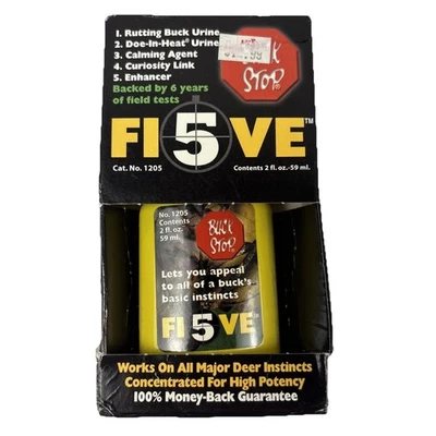 BUCK STOP Premium Five Formula Brand New 2oz No. 1205 - Image 1 of 3