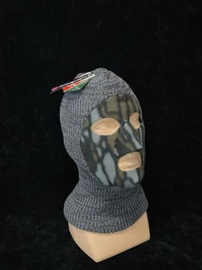 Vintage NOS Camo Polarfleece Fleece Mask Balaclava Full Face Mask Cold Winter K3 - Picture 1 of 14