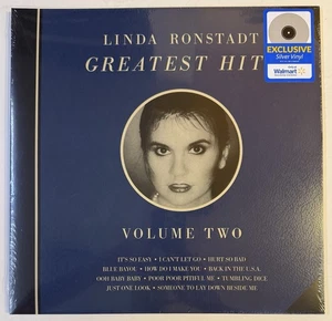 LINDA RONSTADT Greatest Hits Vol. Two SEALED SILVER VINYL LP Embossed Cover 2022 - Picture 1 of 3