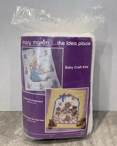 Mary Maxim Baby Peter Rabbit Quilt Kit #80314 34” x 42” - Neu versiegelt - Bild 1 von 6