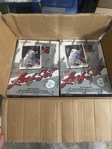 1990 LEAF BASEBALL SERIES 2 Wax BOX Sealed Frank Thomas RC Factory Case FASC (1) - Picture 1 of 9