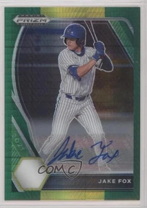 Selecciones del draft Panini Prizm 2021 verde y amarillo Hyper Jake Fox #PDP95 automático - Imagen 1 de 3