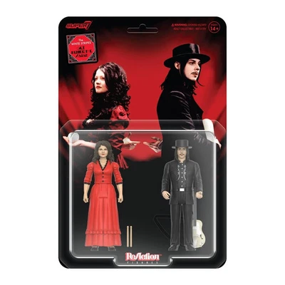 The White Stripes - Get Behind Me Satan - Super 7 ReAction Figure Set New - Image 1 of 4