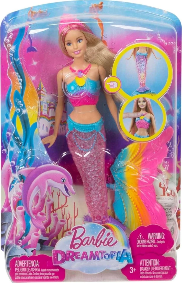 Barbie DHC40 - Meerjungfrau Barbie Dreamtopia Barbie in Regenbogen Farbe NEU OVP - Bild 1 von 1