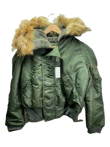 U.S.Air Force Skyline Clothing/N-2B/69 /Flight Jacket/M/Wool/Khk/Dsa-1-6656// 22 - Picture 1 of 8