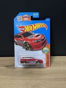 2012 Hot Wheels New Models Red Subaru WRX STI - Picture 1 of 3