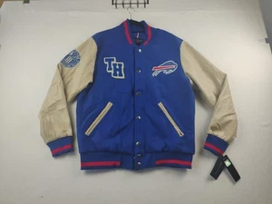Tommy Hilfiger G-III NFL Buffalo Bills Mens Medium Blue Varsity Jacket NWT - Picture 1 of 22