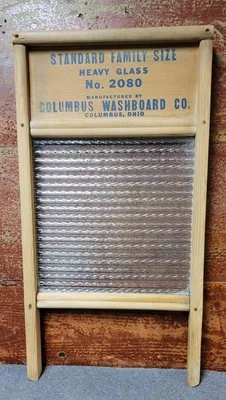 Tablero de lavado en cascada de cristal n.º 2080 tablero de vidrio pesado tamaño familiar Foto 1 de 4