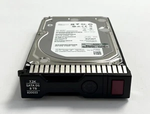 HPE 8TB 6G SATA 819203-B21 7.2K rpm LFF (3.5in) 512e SC Midline Hard Drive - Picture 1 of 5