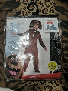 HALLOWEEN COSTUME Secret Life of Pets Dog DUKE w/Headpiece Size XS /3T-4T NEW! - Picture 1 of 4