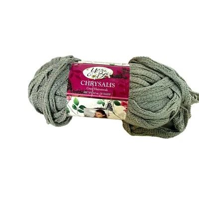 Fio de fita de crisálida de abelha fio de cabelo cinza 3,5 oz acrílico volumoso AT194 VINTAGE - Imagem 1 de 4