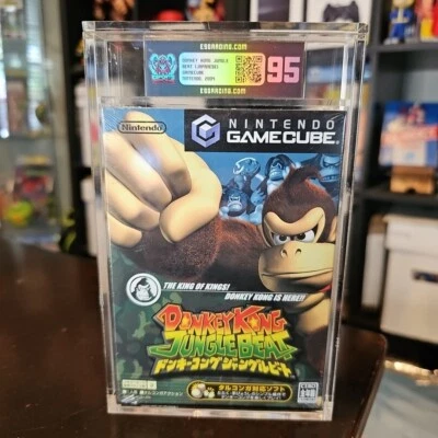 2004 Nintendo Gamecube Donkey Kong Jungle Beat Japanese Graded ES 95 NM+  - Image 1 of 4