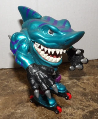 Figura C Vintage Mattel Street Sharks Blades Metallic Serie 2 1995 Foto 1 de 4