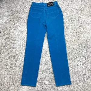 VTG Gianfranco Ferre Jeans Womens 28x30 High Waist Mom Aqua Blue Stretch Tapered - Picture 1 of 12