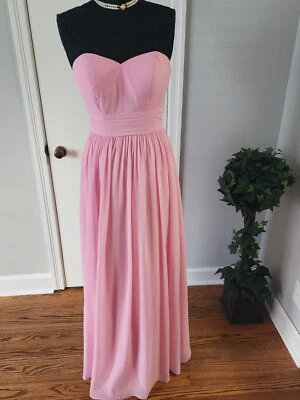 B2 Jazmín Barbie Rosa Baile de graduación Dama de honor Encaje Vestido de novia Vestido Talla 6 Pequeño Foto 1 de 4