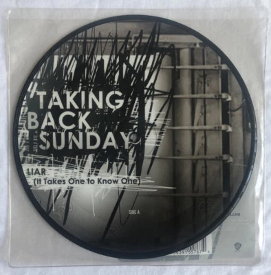 TAKING BACK SUNDAY-Liar (It Takes One To Know One) UK 7” Picture Disc (Vinyl) - Image 1 of 3