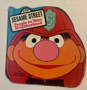 Vintage 1971 Sesame Street People In Your Neighborhood Book Ernie - Bild 1 von 5