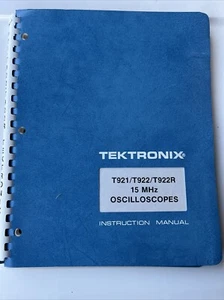 Tektronix Oscilloscope T921/T922/T922R 15 MHz with Options Instruction Manual - Picture 1 of 3
