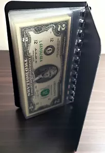 (10) NUEVOS BILLETES DE $2 CON ÁLBUM DE DIVISAS (EDICIÓN COLECCIONISTA) - NEGRO - Imagen 1 de 3
