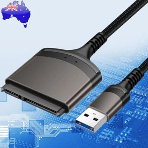 23cm USB 3.0/Type C To SATA Cord Computer Connector 1 Gbps for 2.5 Inch SSD HDD - Afbeelding 1 van 18