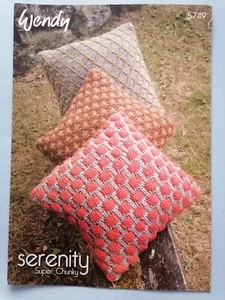 CUSHIONS & BOWL, 14ply - WENDY Knitting Pattern 5749 - Picture 1 of 2