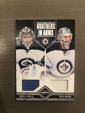 Ondrej Pavelec Chris Mason 2011-12 Panini Limited Brothers In Arms Jersey /199