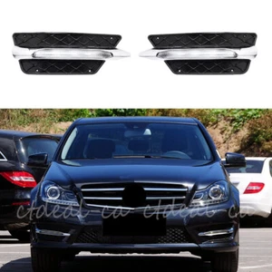 2X LED DRL Daytime Running Lights Fog Lamp L+R For Benz W204 C300 C280 2013-2014 - Picture 1 of 13