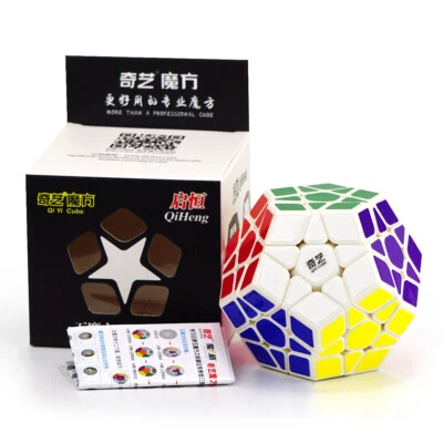 12 Sided 3x3x3 Megaminx White Magic Speed Cube Smooth Twist Puzzle Gift 3d - Image 1 of 4