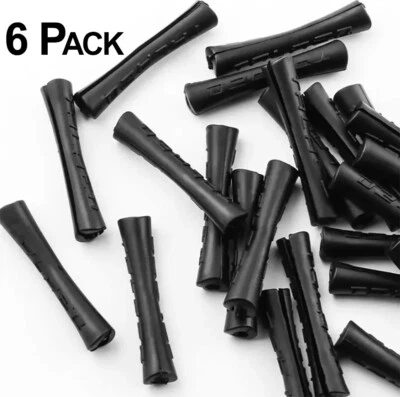 Funda protectora de cable negra para bicicleta - Paquete de 6 - Protege el marco del roce de cable Foto 1 de 4