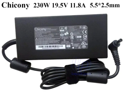 Подлинный адаптер питания 230 Вт Chicony для зарядного устройства ноутбука Gigabyte Aero 15 5,5*2,5 мм - Изображение 1 из 4