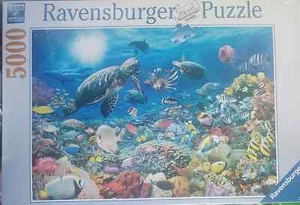Underwater Tranquility 5000pc Ravensburger Ocean Scene Puzzle (BOX DAMAGED) - Picture 1 of 1