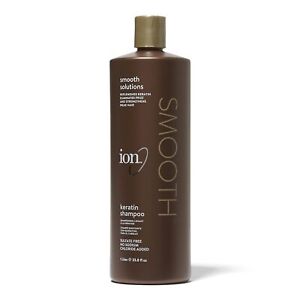 Ion Smooth Solutions Keratin Shampoo 33.8 Oz 1-Liter NEW