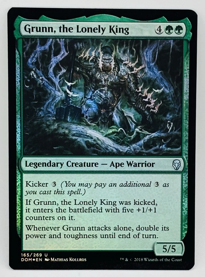 MTG Grunn, the Lonely King Dominaria Foil - Image 1 of 1