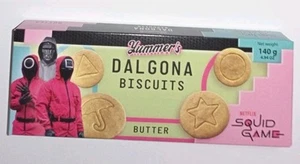 Biscotti Yummer's Squid Game Series Limited Edition Dalgona 140g Butter - Imagen 1 de 3