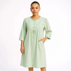 Miss Elaine Light Green Women's Robe XL - Picture 1 of 7