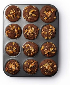 6/12 Fächer Muffinform - Metall Antihaftbeschichtet Robust Form zum Backen Cupcake - Bild 1 von 21