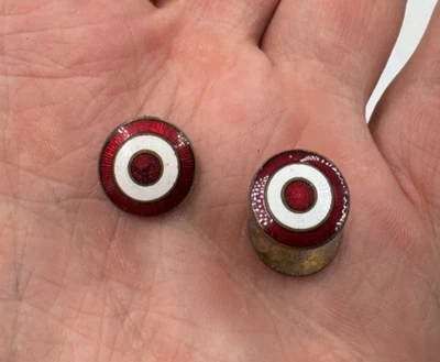 Alte antike Manschettenknöpfe Militär Militaria Bundesheer Austria Österreich - Bild 1 von 3