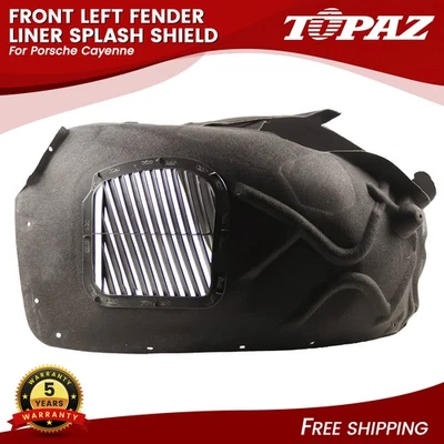 Nuevo guardabarros delantero izquierdo forro protector contra salpicaduras izquierdo para Porsche Cayenne 2011-2018 Foto 1 de 4