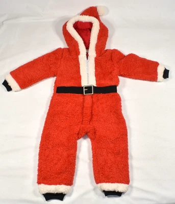 Pottery Barn Kids Santa Kid Child Costume Christmas Small 2T 3T SAMPLE - READ - Image 1 of 4