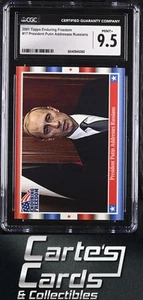 Presidente Vladimir Putin se dirige a Rusia 2001 Topps Libertad Duradera 17 CGC 9.5 - Imagen 1 de 2
