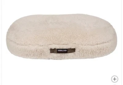 Kirkland Signature Dog Pet Bed Cream Aero Cloud Pillow Faux Fur OEKO-TEX - Image 1 of 2